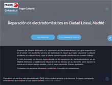 Tablet Screenshot of electrodomesticos-madrid.com